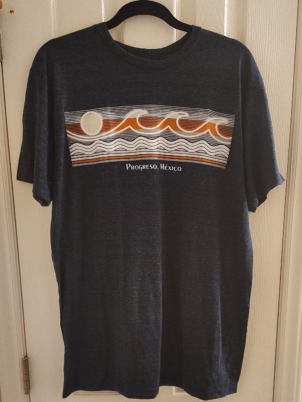 Progreso, México Graphic Tee - Dark Navy Short Sleeve Shirt